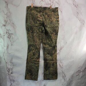 Mossy Oak Pants Womens 12 Large Camo Break Up Grassland Brush Western Straight